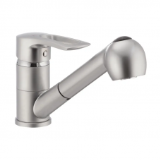 Змішувач для кухні Haiba Hansberg 014 матовий з висувною лійкою (HB0207)