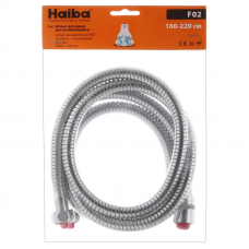 Шланг для лійки душа Haiba Chr.F02, 160 см (HO0019) Шланг для лійки душа Haiba Chr.F02, 160 см (HO0019)