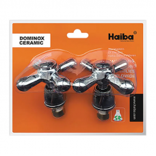 Ручки для змішувача з кран буксами (пара) Haiba Dominox (кераміка) (HB0576) Ручки для змішувача з кран буксами (пара) Haiba Dominox (кераміка) (HB0576)