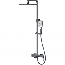 Haiba KANT 009-J GRAPHITE Душевая колонна со смесителем (Цвет графит) (HB9665)
