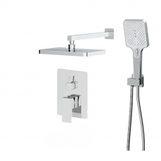 Вбудована душова система Haiba Gaudi 003 (INNER) зі змішувачем та тропічним душем (HB9644)