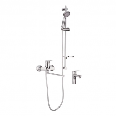 Комплект змішувачів для ванної Haiba Hansberg SET - 3 (HB0902) Комплект змішувачів для ванної Haiba Hansberg SET - 3 (HB0902)