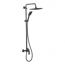 Душова колона із змішувачем та подовжувачем у комплекті Haiba Alex 003-J Graphite (HB3996)