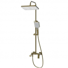 Душова колона зі змішувачем HAIBA GAUDI 009-J BRUSHED GOLD (HB9584)