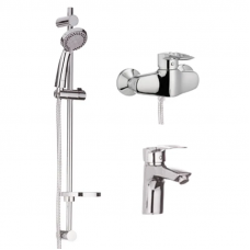 Комплект змішувачів для ванної Haiba Hansberg SET - 2 (HB0901) Комплект змішувачів для ванної Haiba Hansberg SET - 2 (HB0901)