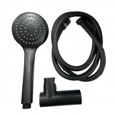 Душовий набір (шланг, лійка, кронштейн) Haiba SET-08 Black (HB3984) Душовий набір (шланг, лійка, кронштейн) Haiba SET-08 Black (HB3984)