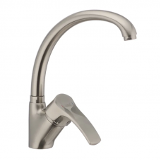 Змішувач для кухні Haiba Focus 011 нержавіюча сталь (HB0922)